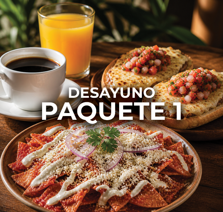 Menú Paquete Uno
